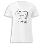 Horse - Women's Fitted Tee - Che Cose Belle
