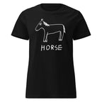 Horse - Women's Fitted Tee - Che Cose Belle