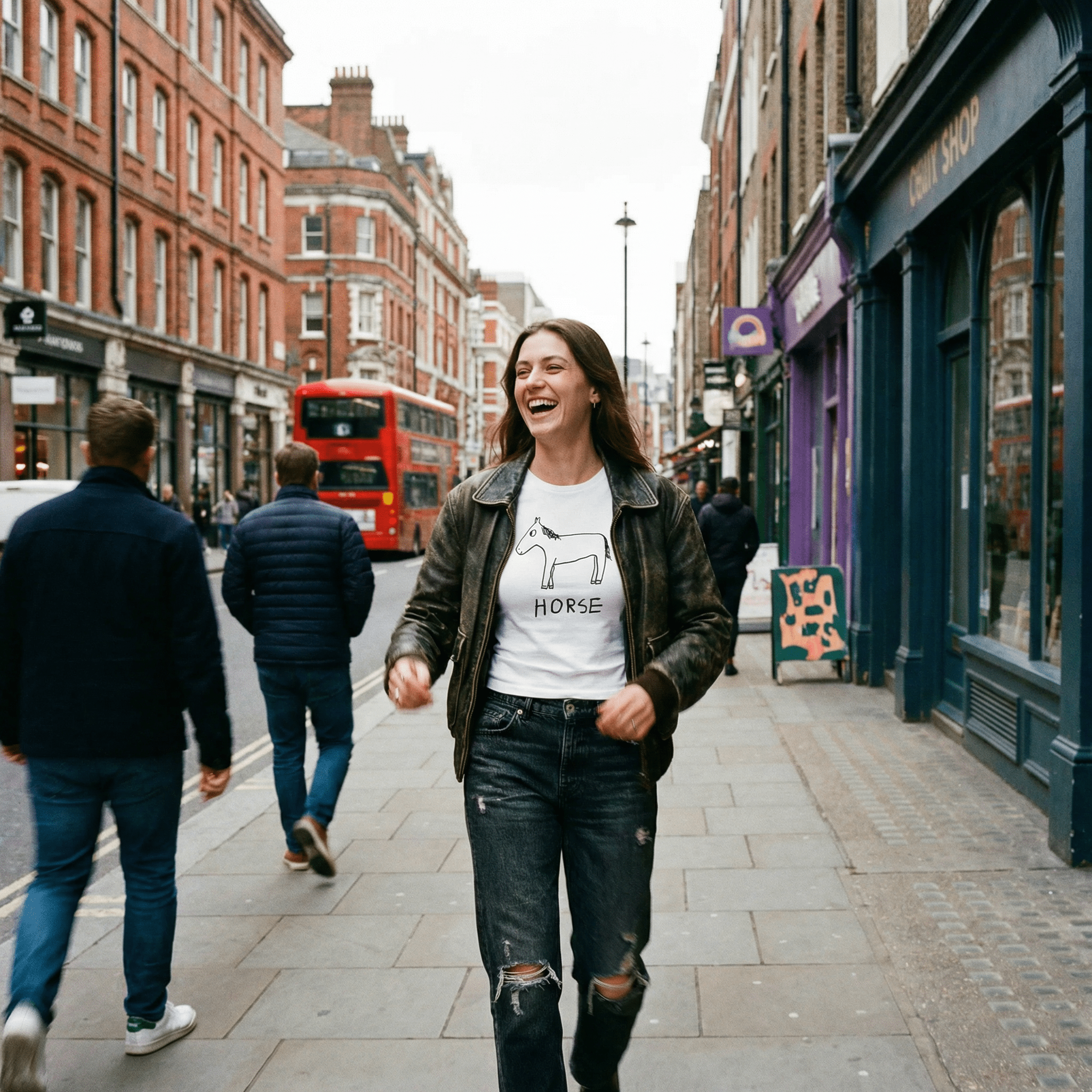 Horse - Women's Fitted Tee - Che Cose Belle