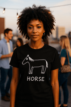 Horse - Women's Fitted Tee - Che Cose Belle