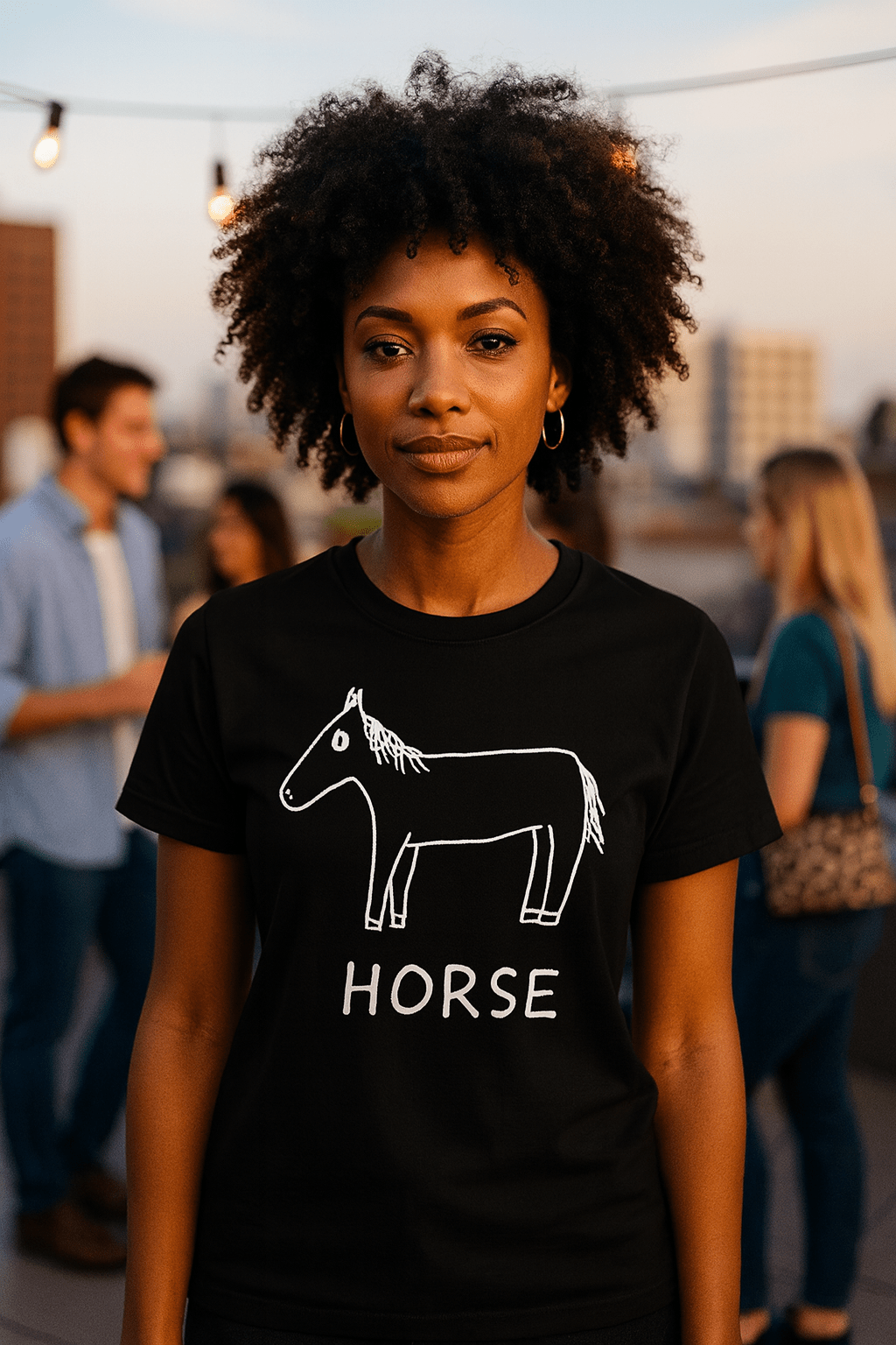 Horse - Women's Fitted Tee - Che Cose Belle