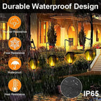 Hot Air Balloon Solar Lantern with Flickering Flame Hanging Solar Lanterns Outdoor Lights Waterproof Lanterns Decorative Garden Patio Yard Party Decor Green&Navy - Che Cose Belle