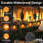 Hot Air Balloon Solar Lantern with Flickering Flame Hanging Solar Lanterns Outdoor Lights Waterproof Lanterns Decorative Garden Patio Yard Party Decor Hummingbirds&Pink Flowers - Che Cose Belle