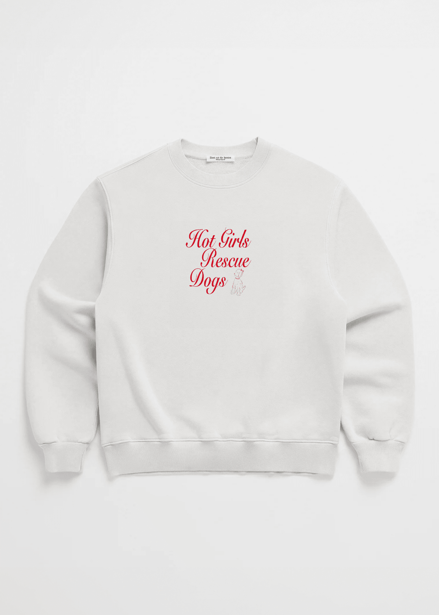 HOT GIRLS RESCUE DOGS CREWNECK - Che Cose Belle