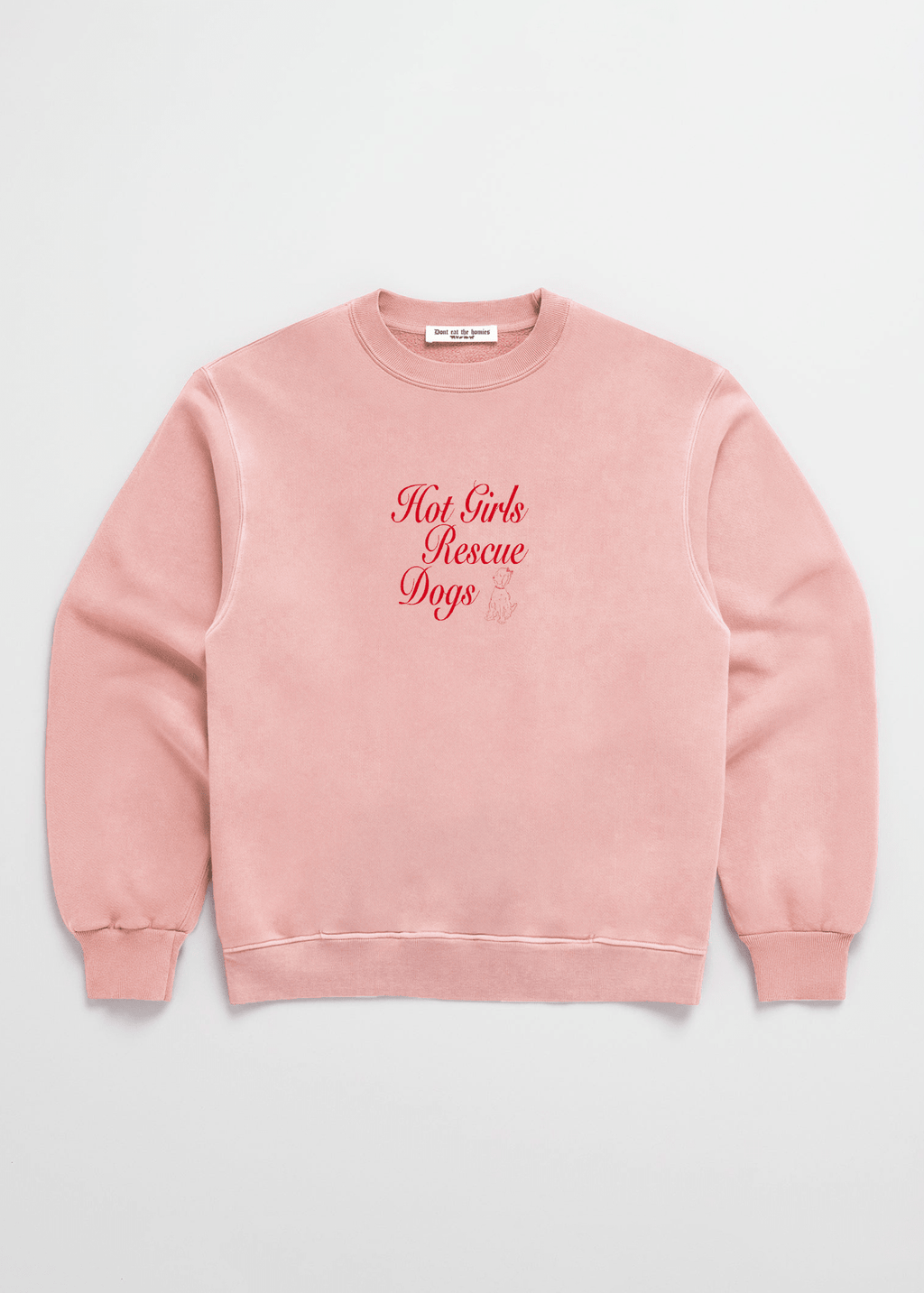 HOT GIRLS RESCUE DOGS CREWNECK - Che Cose Belle