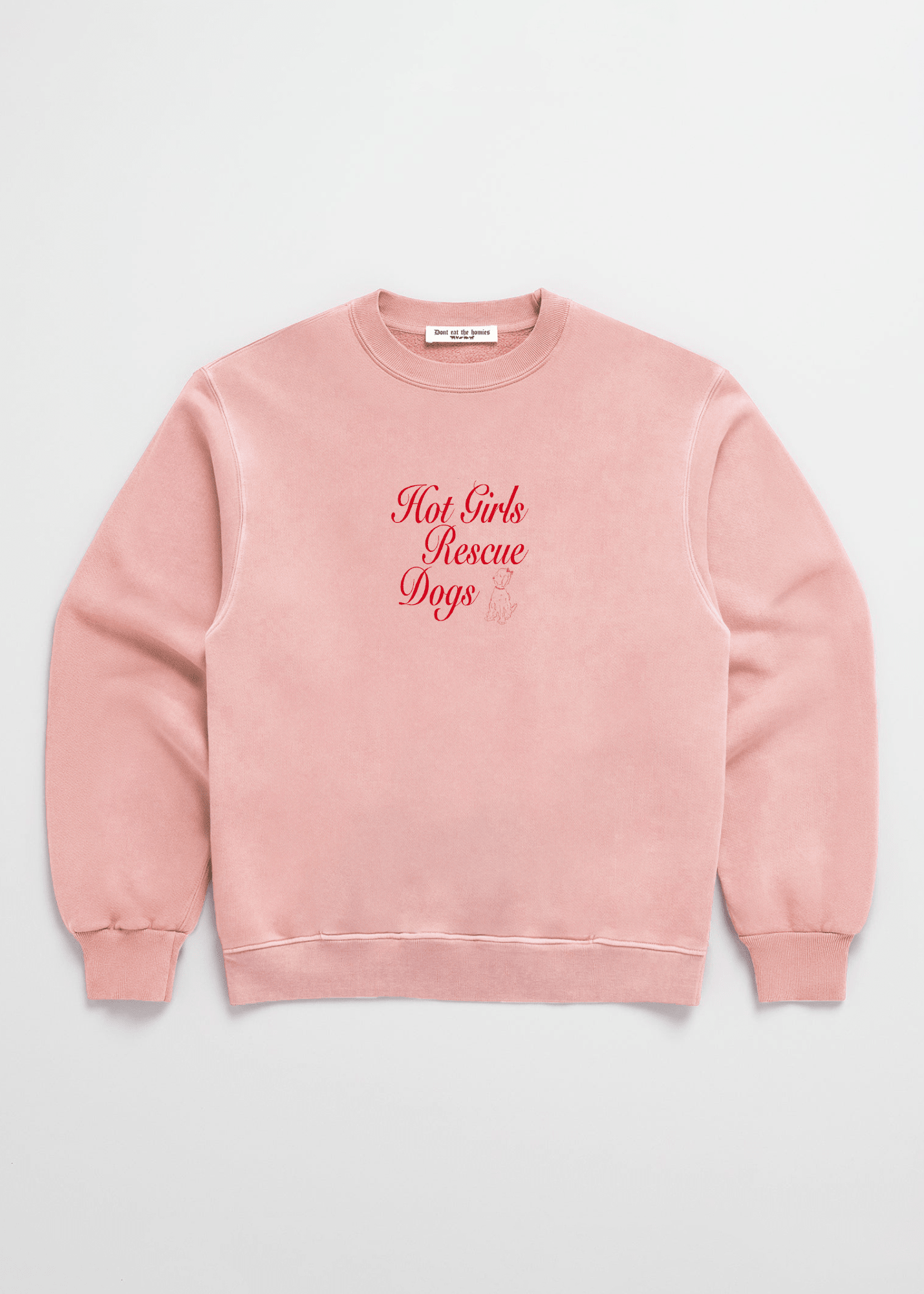 HOT GIRLS RESCUE DOGS CREWNECK - Che Cose Belle