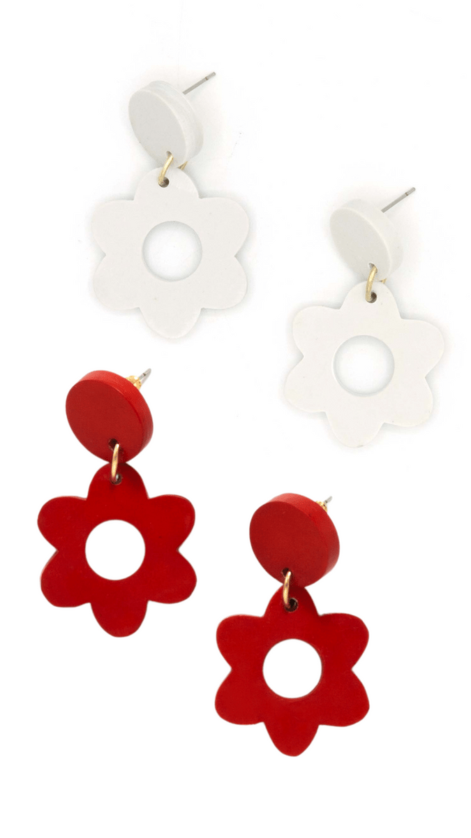 Hot Hippie Clay Earrings - Che Cose Belle