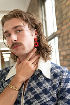 Hot Hippie Clay Earrings - Che Cose Belle