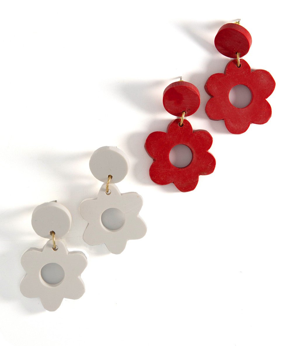 Hot Hippie Clay Earrings - Che Cose Belle