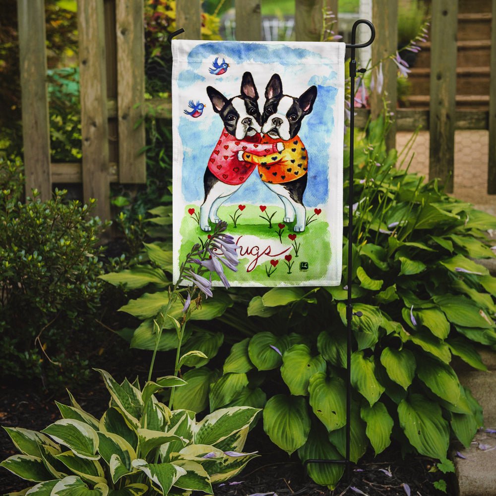 Hugs Boston Terrier Garden Flag – Decorative Outdoor Yard Flag - Che Cose Belle