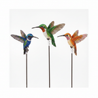 Hummingbird Garden Stake, Asst (Set of 3) - Che Cose Belle