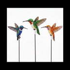 Hummingbird Garden Stake, Asst (Set of 3) - Che Cose Belle