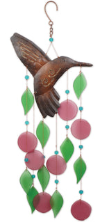 Hummingbird Sea glass Chime - Che Cose Belle