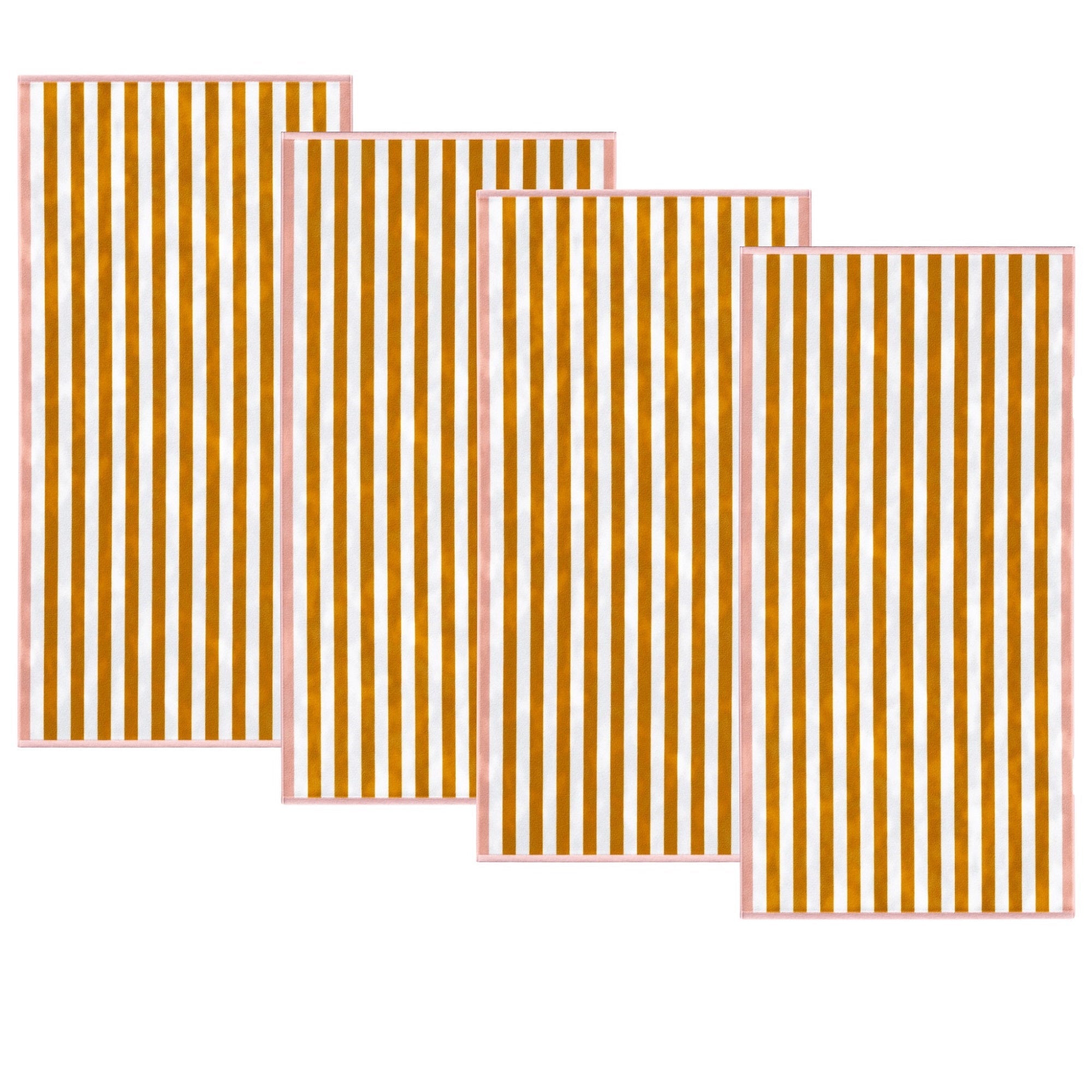 Oversized Striped Border Cabana Beach Towel - Santa Cruz