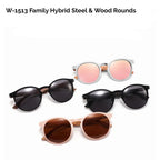 Hybrid Wooden Rounds - Real Wood & Polarized Lenses by WUDN - Che Cose Belle
