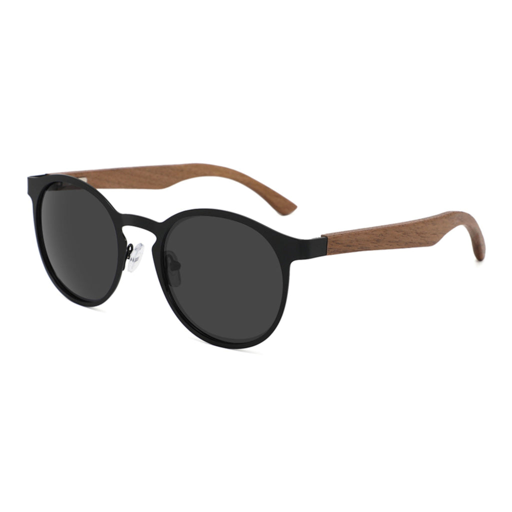 Hybrid Wooden Rounds - Real Wood & Polarized Lenses by WUDN - Che Cose Belle