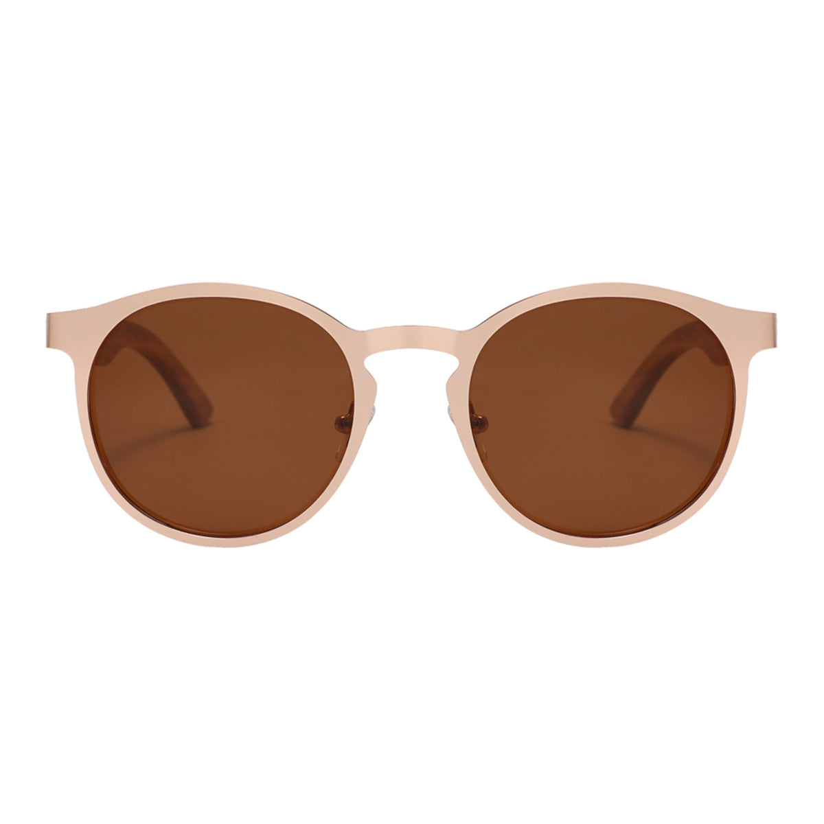 Hybrid Wooden Rounds - Real Wood & Polarized Lenses by WUDN - Che Cose Belle
