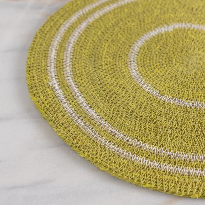 Hydra Placemat, Chartreuse - Che Cose Belle
