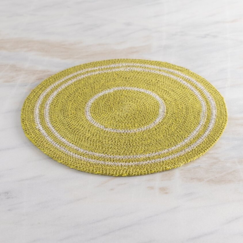 Hydra Placemat, Chartreuse - Che Cose Belle