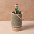 Hydra Woven Seagrass Bottle Holder, Seafoam - Che Cose Belle