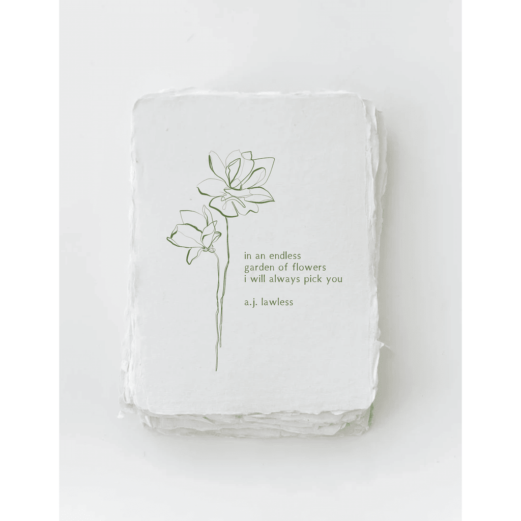 "I Always Pick You" Love/Friendship Greeting Card - Che Cose Belle