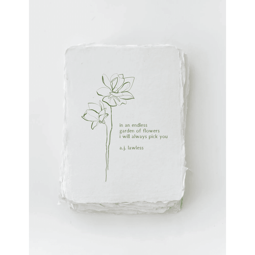 "I Always Pick You" Love/Friendship Greeting Card - Che Cose Belle