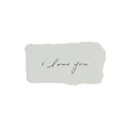 I love you tiny note - Che Cose Belle