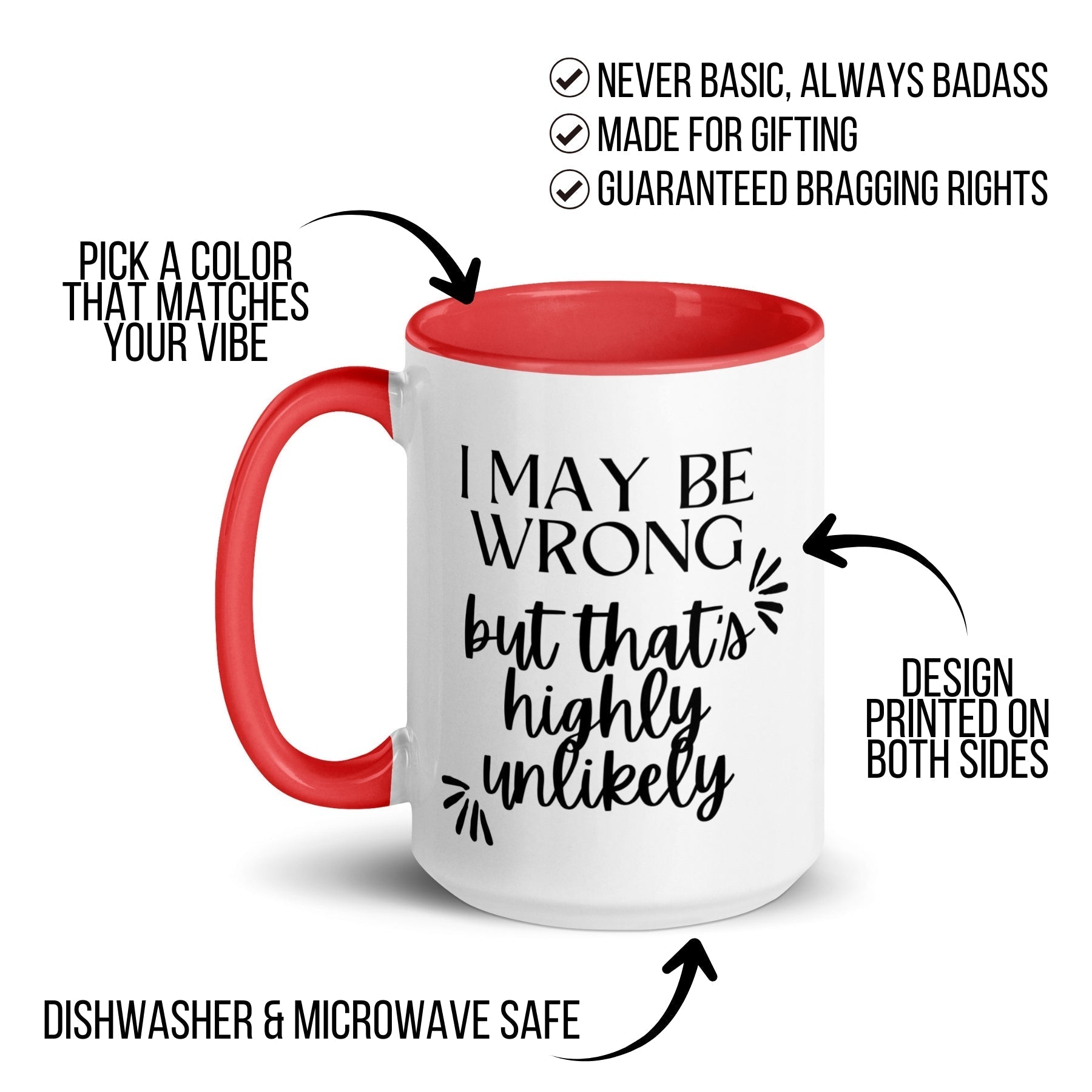 I May Be Wrong But That's Highly Unlikely Mug - Che Cose Belle