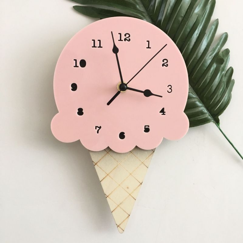 Ice Cream Cone Wall Clock - Che Cose Belle