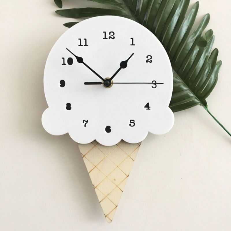 Ice Cream Cone Wall Clock - Che Cose Belle