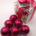 Luxury Bath Bomb GIFT SET with 6 (six) 2.25 oz bath bombs, (select from drop down menu Fragrances A thru F) - Che Cose Belle