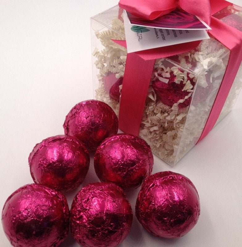 Luxury Bath Bomb GIFT SET with 6 (six) 2.25 oz bath bombs, (select from drop down menu Fragrances G thru P) - Che Cose Belle