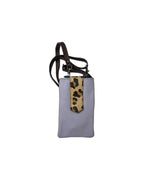 ZOE Leather Phone Crossbody with Print