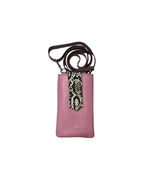 ZOE Leather Phone Crossbody with Print