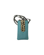 ZOE Leather Phone Crossbody with Print