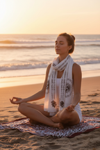 OMSutra Gayatri Mantra Prayer Shawl