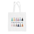 In My Christmas Era Christmas Tree Doodles Tote Bag - Che Cose Belle