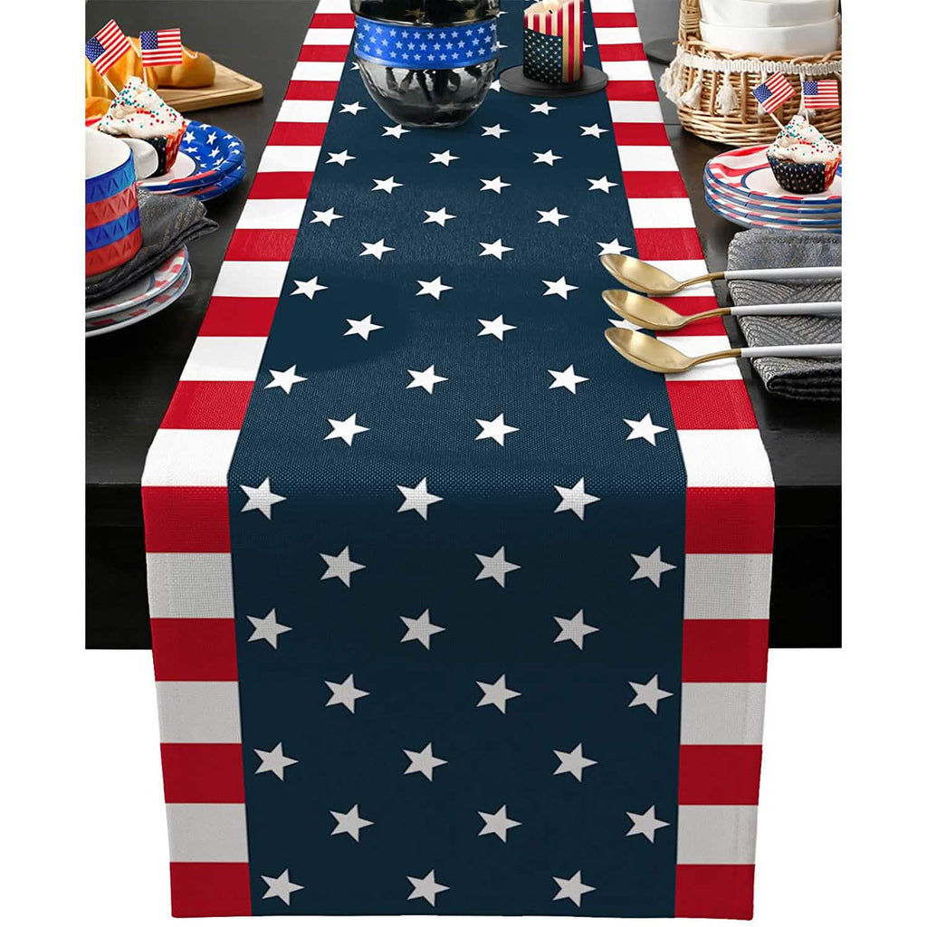 Independence Day 4th of July Table Runner Dresser Scarves - Che Cose Belle