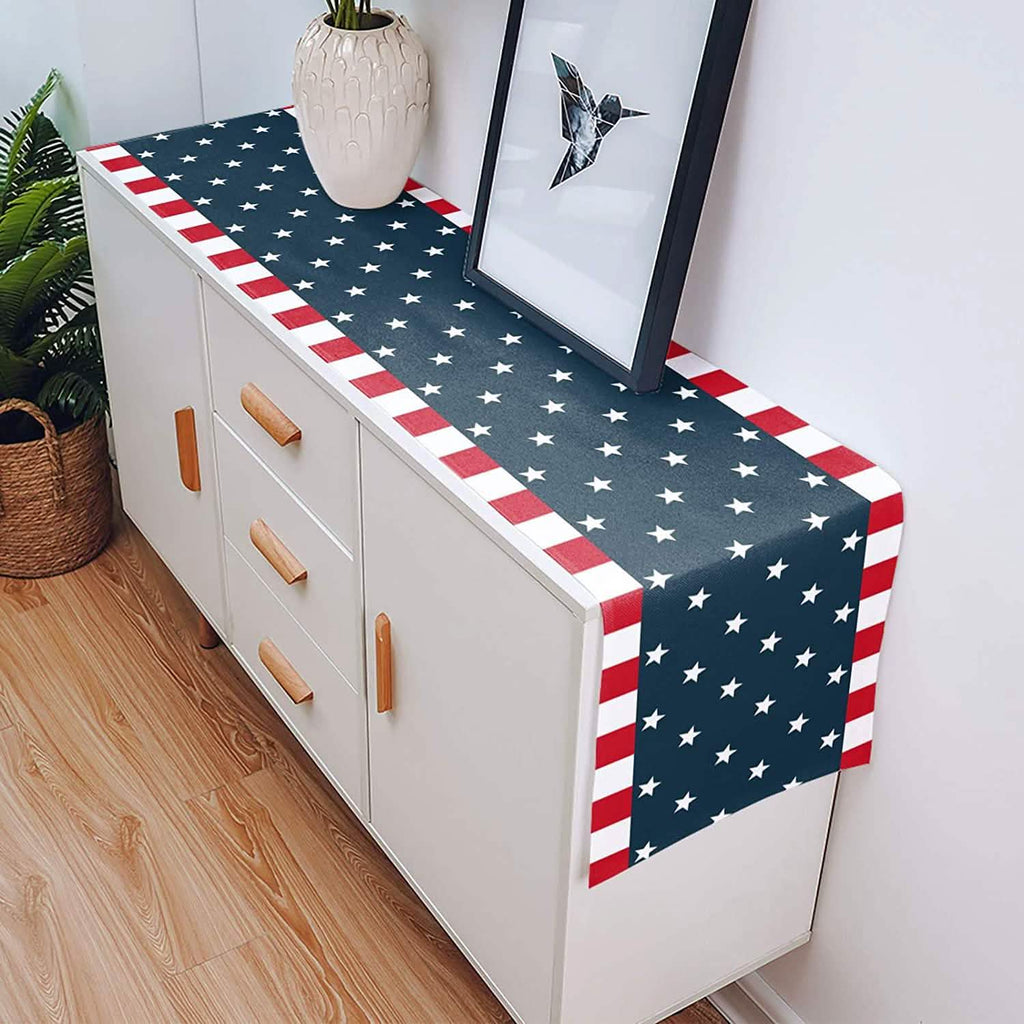 Independence Day 4th of July Table Runner Dresser Scarves - Che Cose Belle