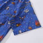 Independence Day Hawaiian Shirt For Men Celebrating Freedom Shirt Camp Collar 100% Cotton - Che Cose Belle