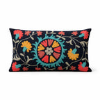 Indigo Artisan Aari Pillow | Cotton Fabric | 24x14" - Che Cose Belle