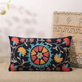 Indigo Artisan Aari Pillow | Cotton Fabric | 24x14" - Che Cose Belle