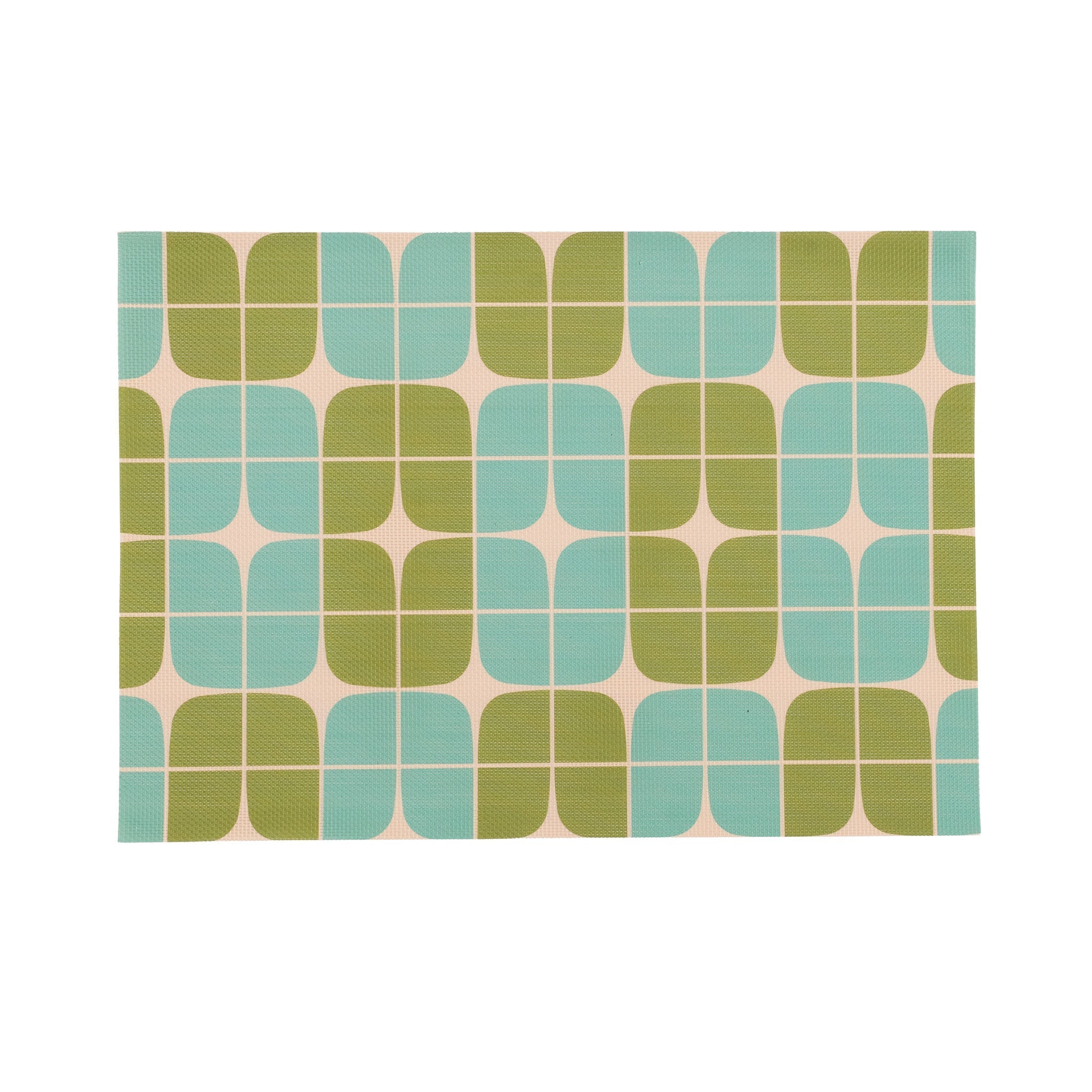 Intersection double - sided Woven Rectangular Placemat - set of 4 - Che Cose Belle