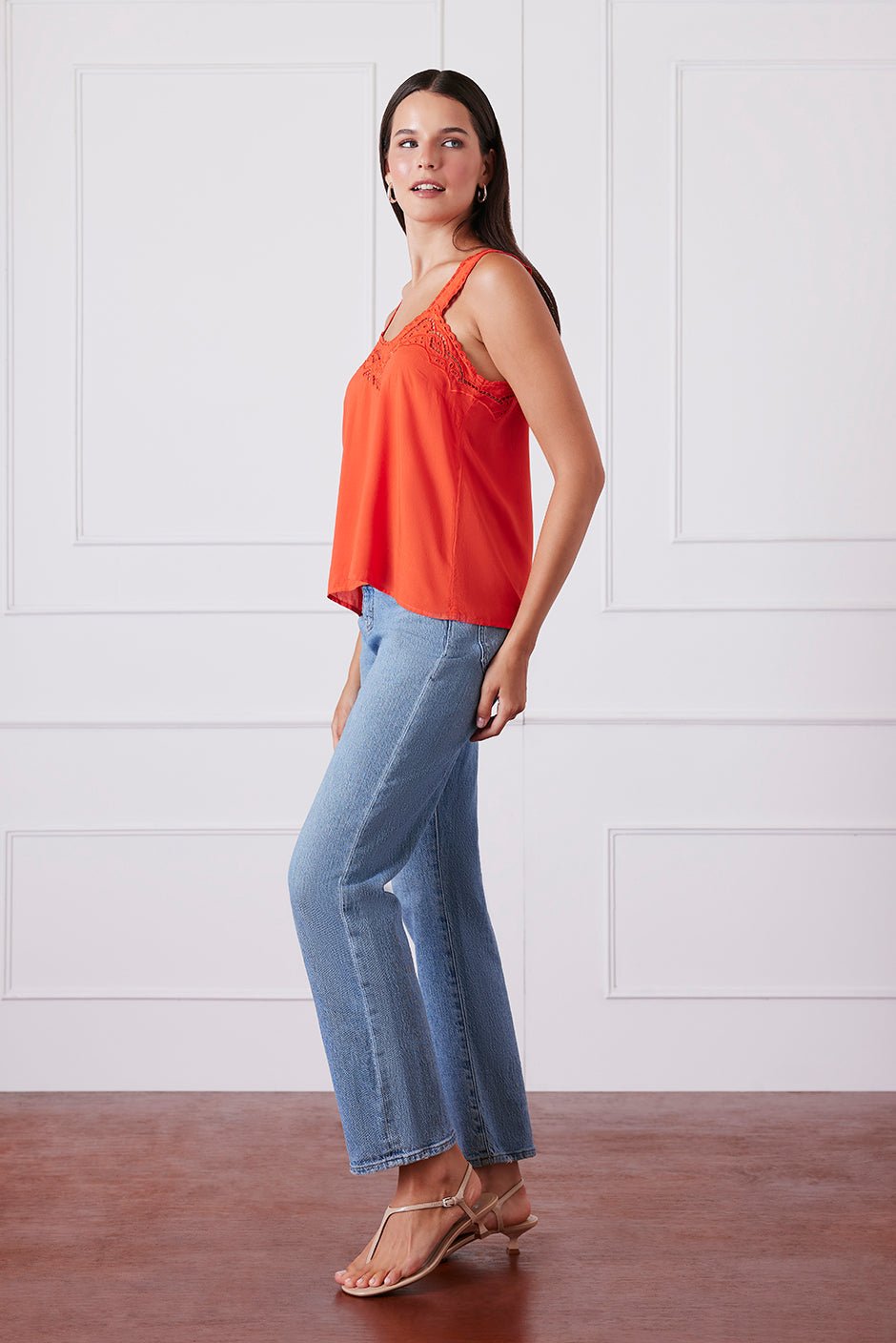 Iris Camisole in Orange Spritz - Che Cose Belle