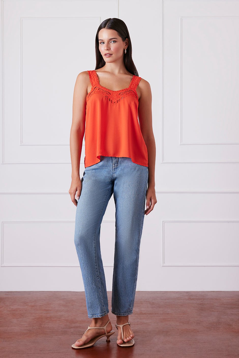 Iris Camisole in Orange Spritz - Che Cose Belle