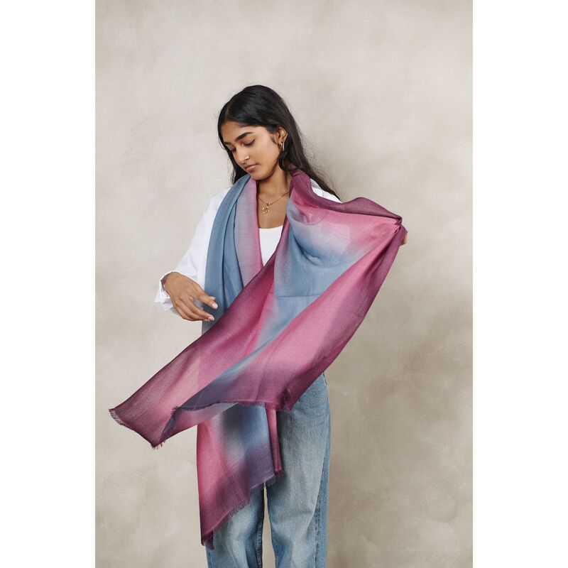 Iris Cashmere Merino Handloom Scarf - Che Cose Belle