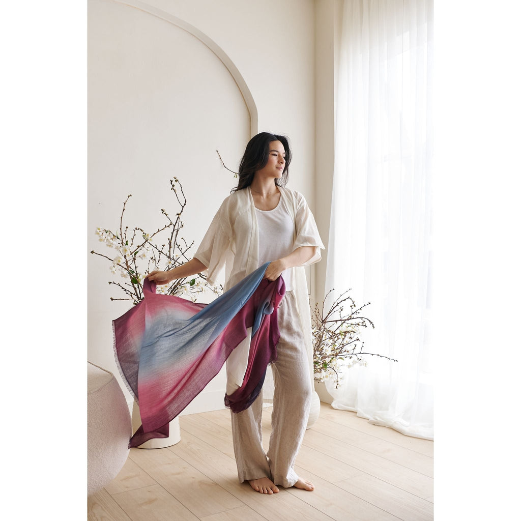 Iris Cashmere Merino Handloom Scarf - Che Cose Belle