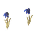 Iris Glass Dangle Earrings - Che Cose Belle