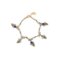 Irises Glass Charm Bracelet - Che Cose Belle