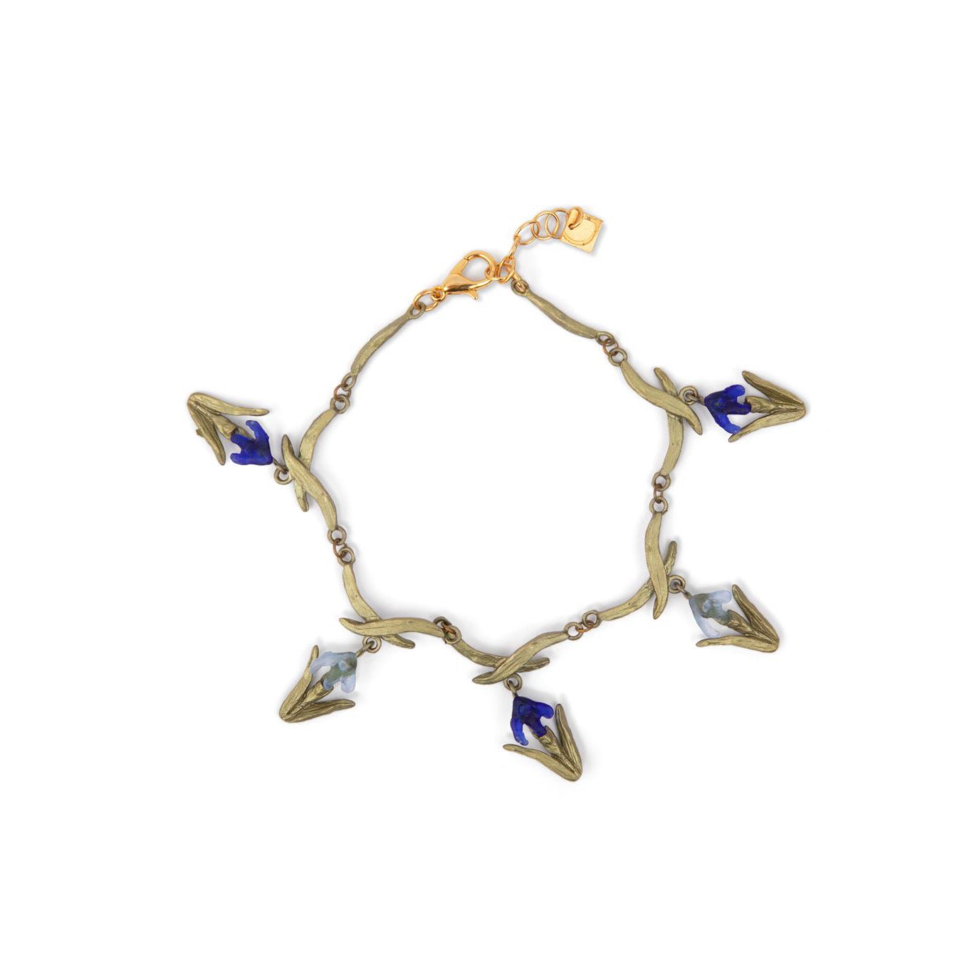Irises Glass Charm Bracelet - Che Cose Belle